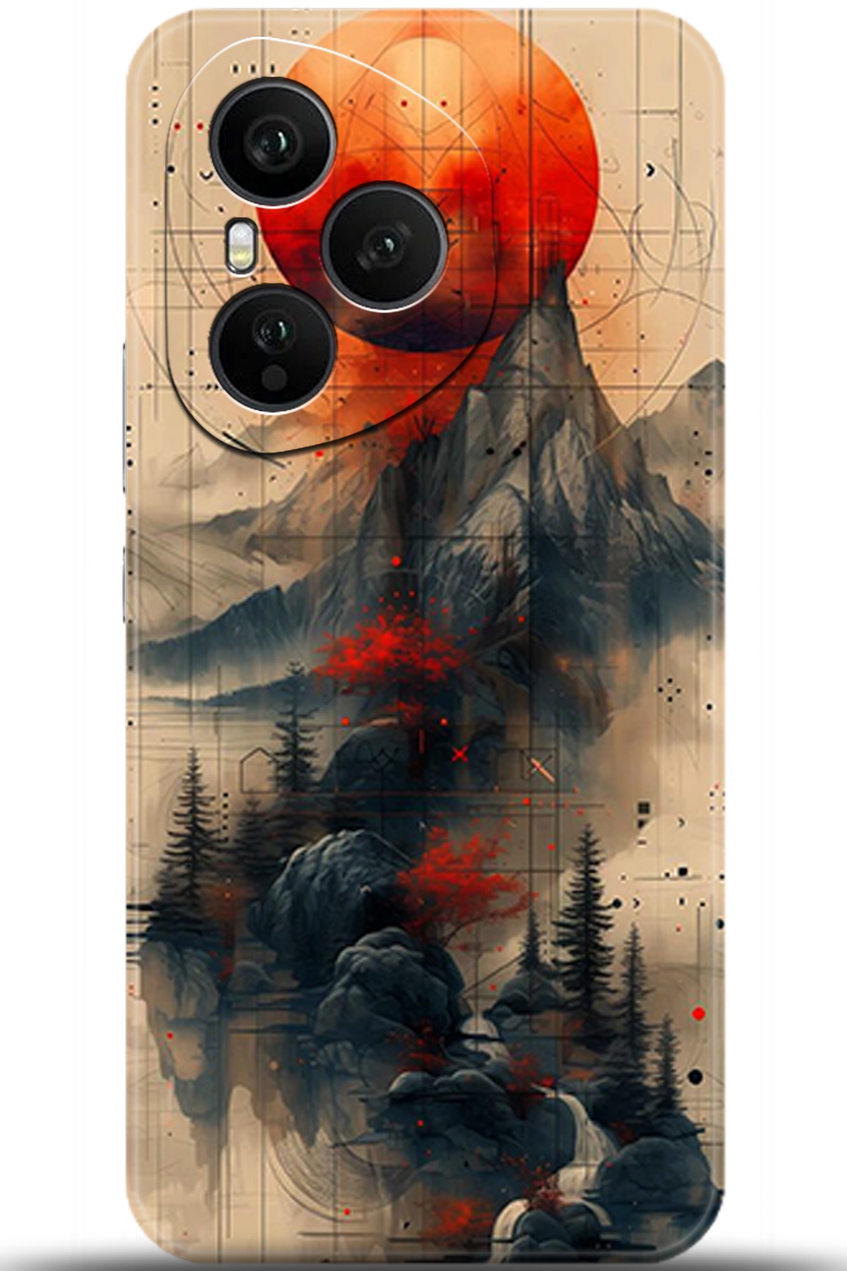 Honor 400 Pro Uyumlu Kılıf HD Baskılı Kılıf - Followed Institution 5244