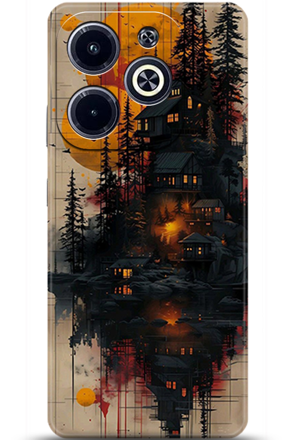 iNfinix Hot 40i Uyumlu Kılıf HD Baskılı Kılıf - Followed Institution 5292