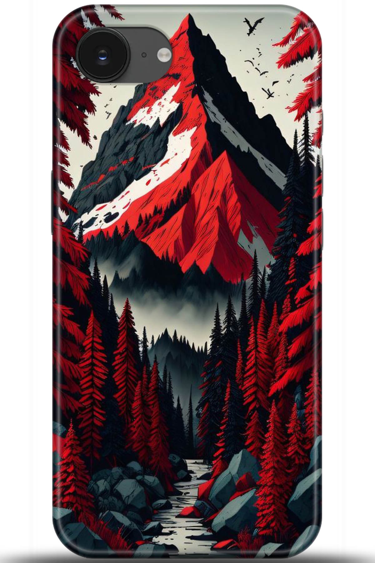 Apple iPhone 16e Uyumlu Kılıf HD Baskılı Kılıf - Followed Institution 5196