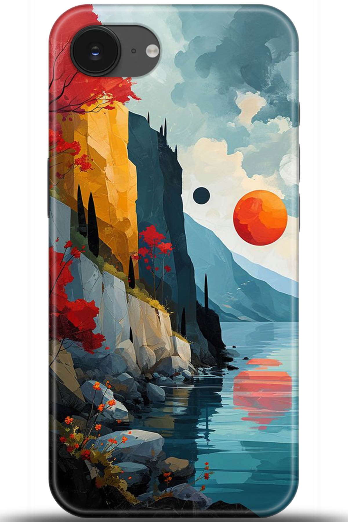 Apple iPhone 16e Uyumlu Kılıf HD Baskılı Kılıf - Followed Institution 5368