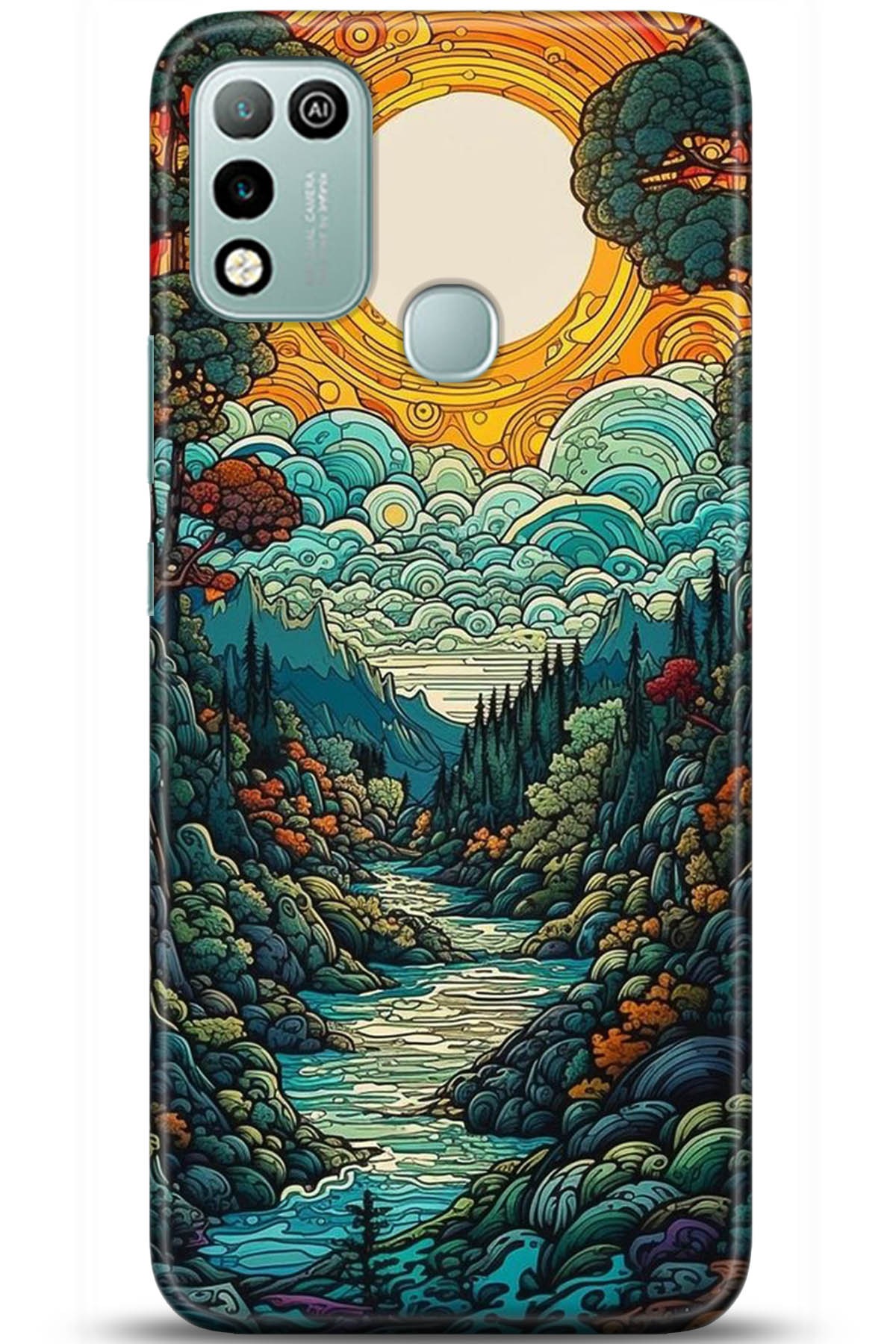 iNfinix Hot 10 Uyumlu Kılıf HD Baskılı Kılıf - Followed Institution 5198