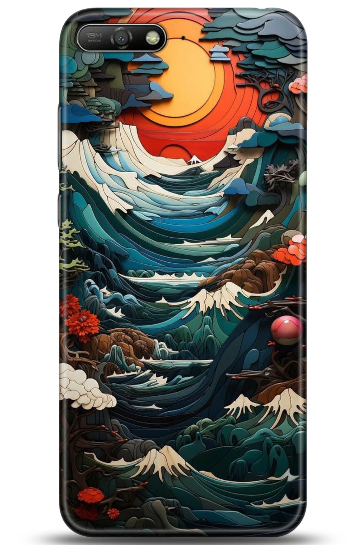 Huawei Y6 2018 Uyumlu Kılıf HD Baskılı Kılıf - Followed Institution 5009