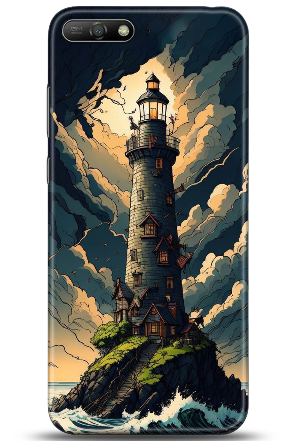 Huawei Y6 2018 Uyumlu Kılıf HD Baskılı Kılıf - Followed Institution 5236