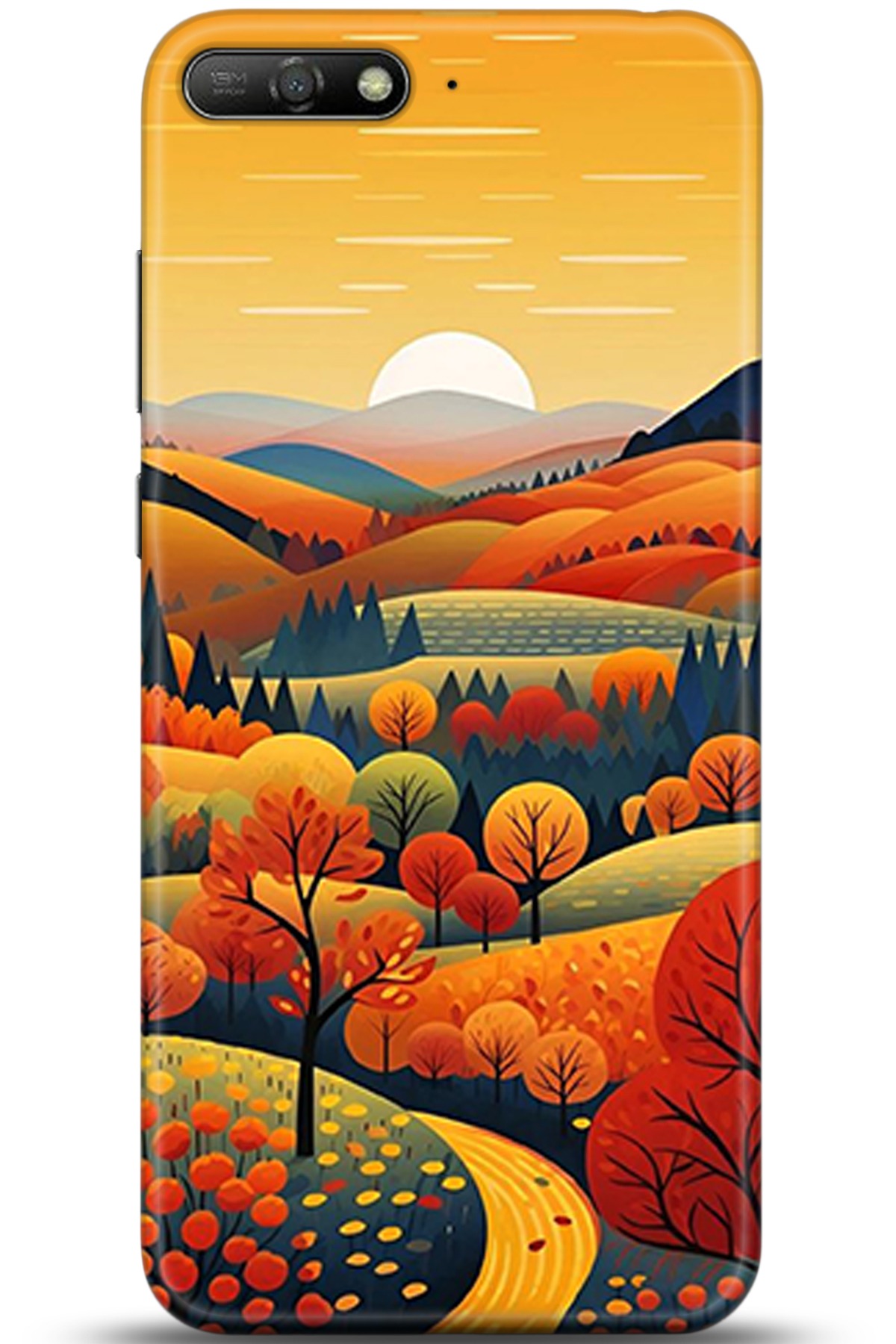 Huawei Y6 2018 Uyumlu Kılıf HD Baskılı Kılıf - Followed Institution 5356