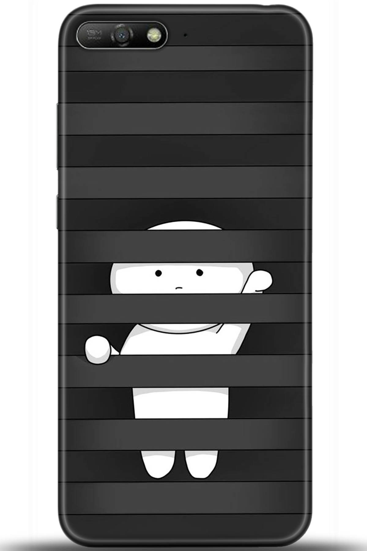 Huawei Y6 2018 Uyumlu Kılıf HD Baskılı Kılıf - Followed Institution 5478