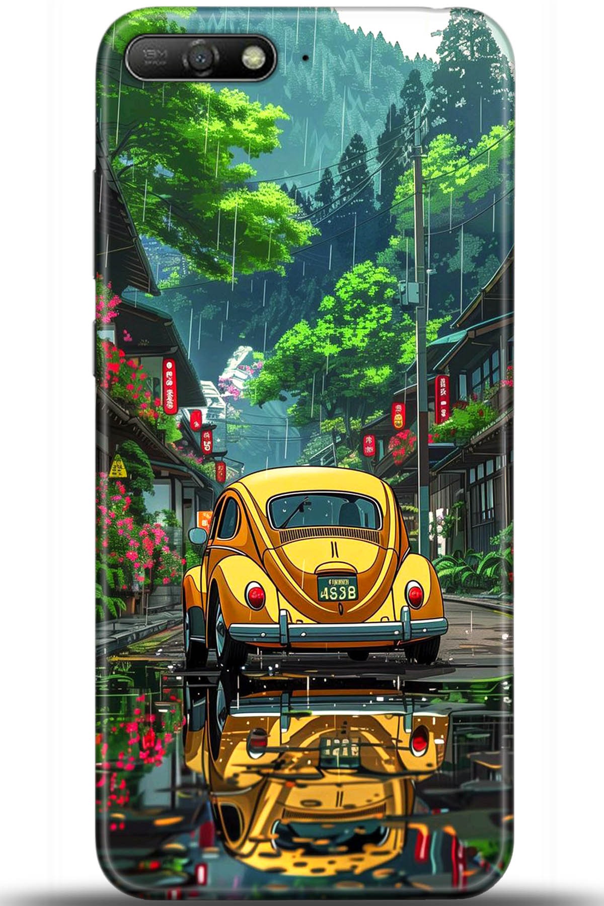 Huawei Y6 2018 Uyumlu Kılıf HD Baskılı Kılıf - Followed Institution 5561