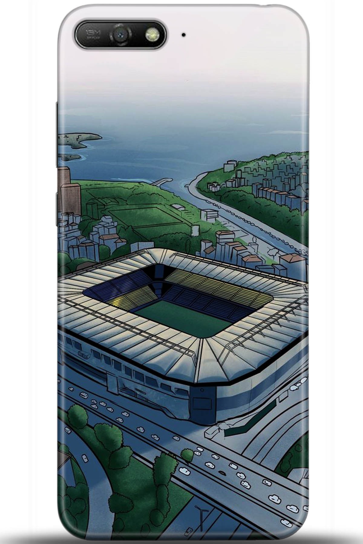 Huawei Y6 2018 Uyumlu Kılıf HD Baskılı Kılıf - Followed Institution 5715