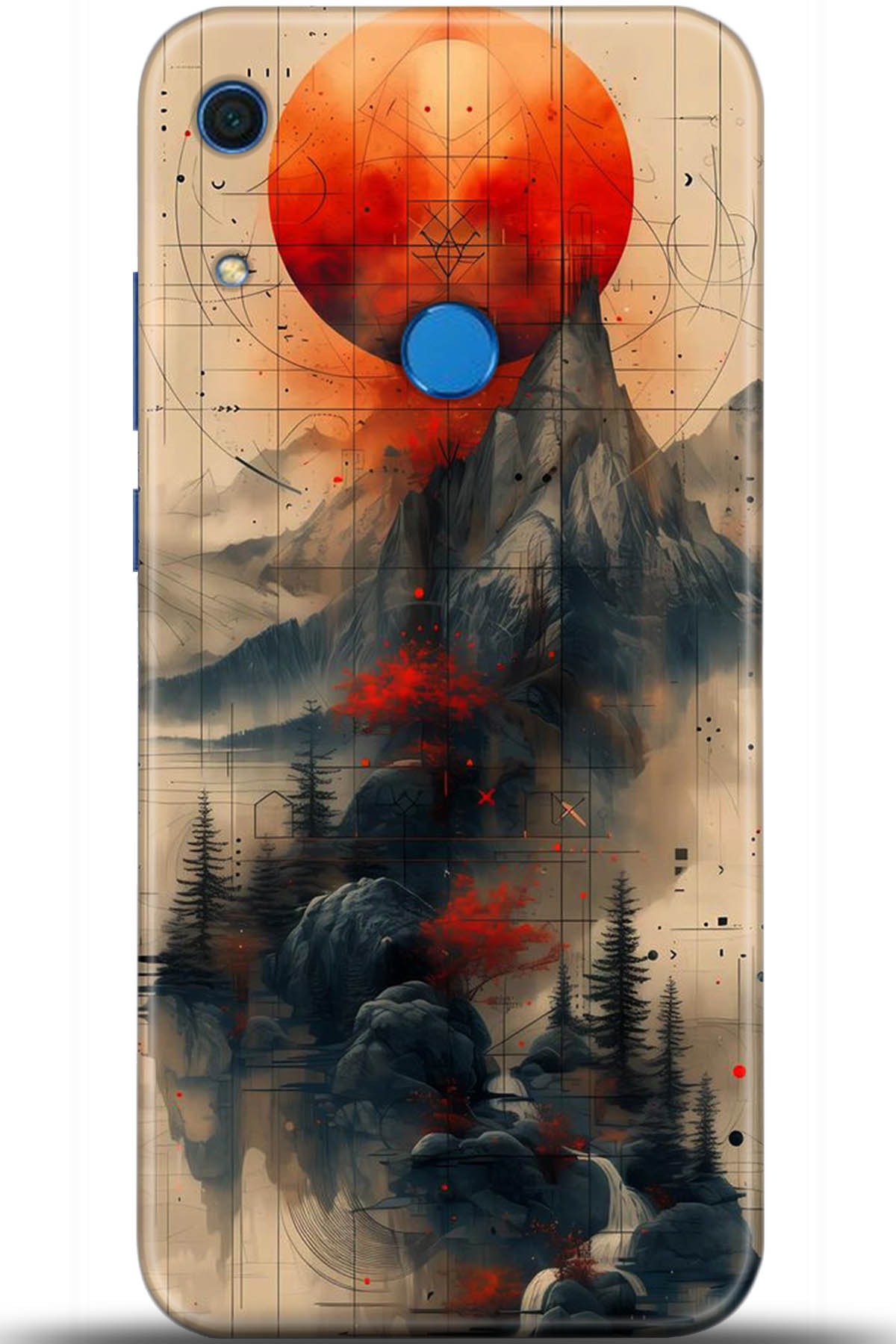 Huawei Y6 2018 Uyumlu Kılıf HD Baskılı Kılıf - Followed Institution 5244