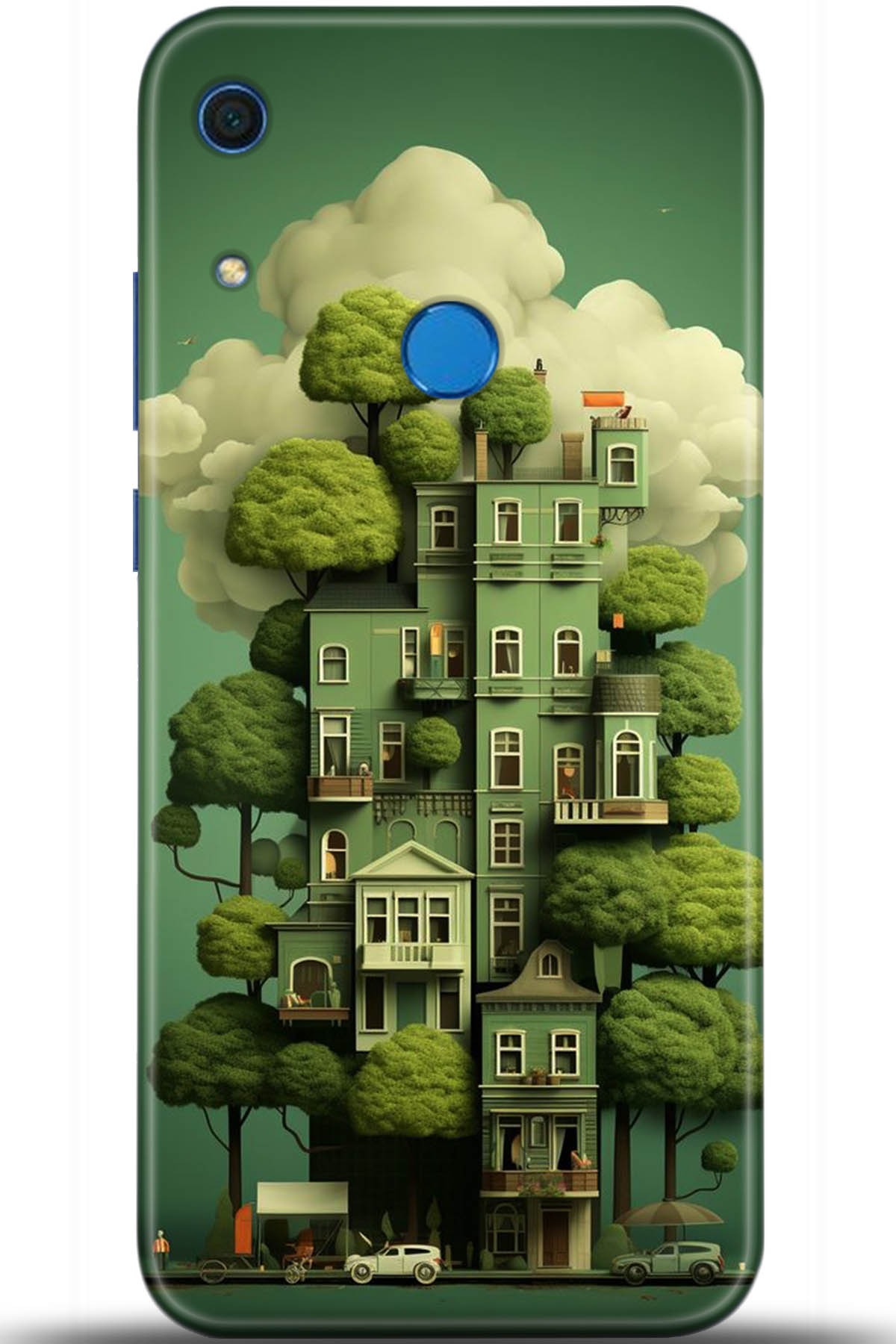 Huawei Y6 2018 Uyumlu Kılıf HD Baskılı Kılıf - Followed Institution 5273