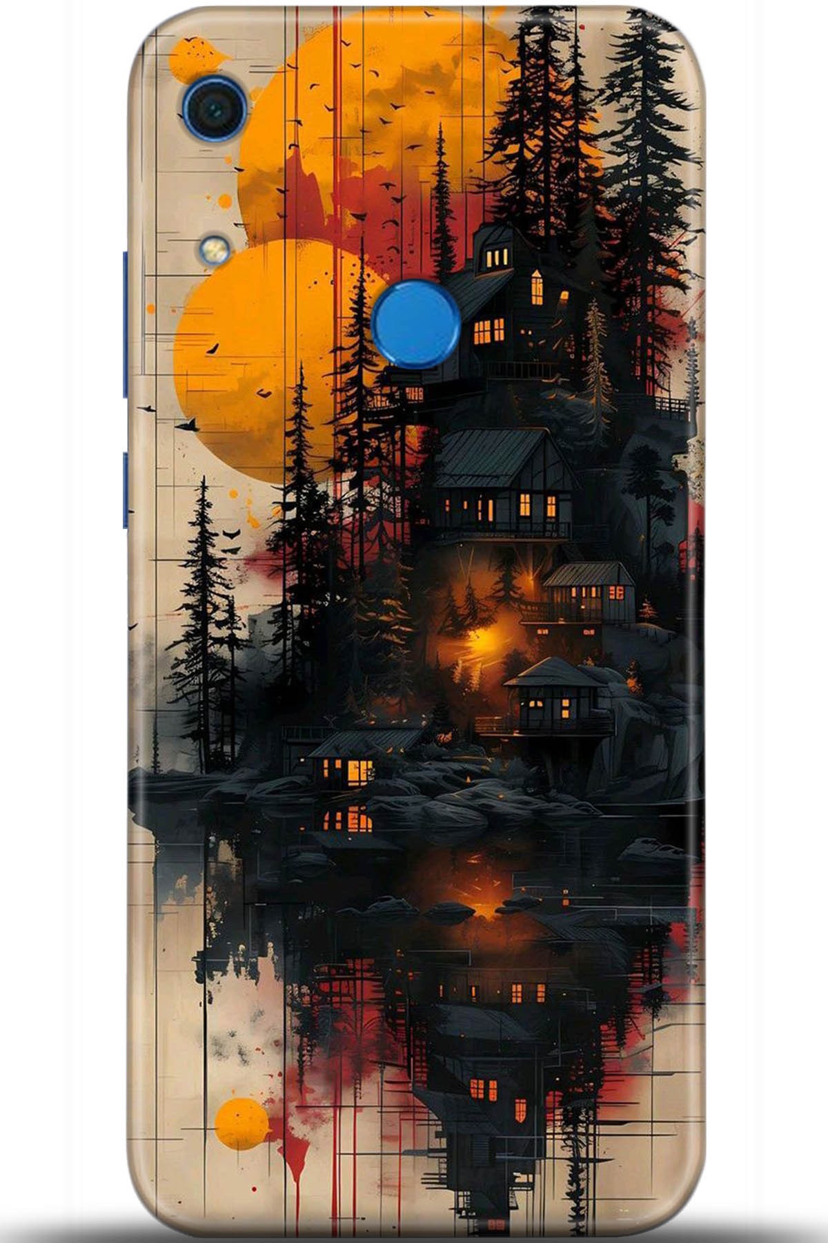 Huawei Y6 2018 Uyumlu Kılıf HD Baskılı Kılıf - Followed Institution 5292