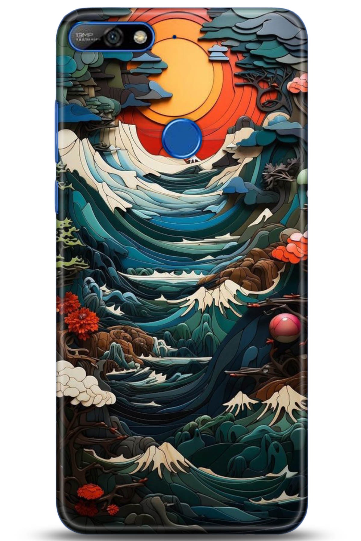 Huawei Y7 2018 Uyumlu Kılıf HD Baskılı Kılıf - Followed Institution 5009