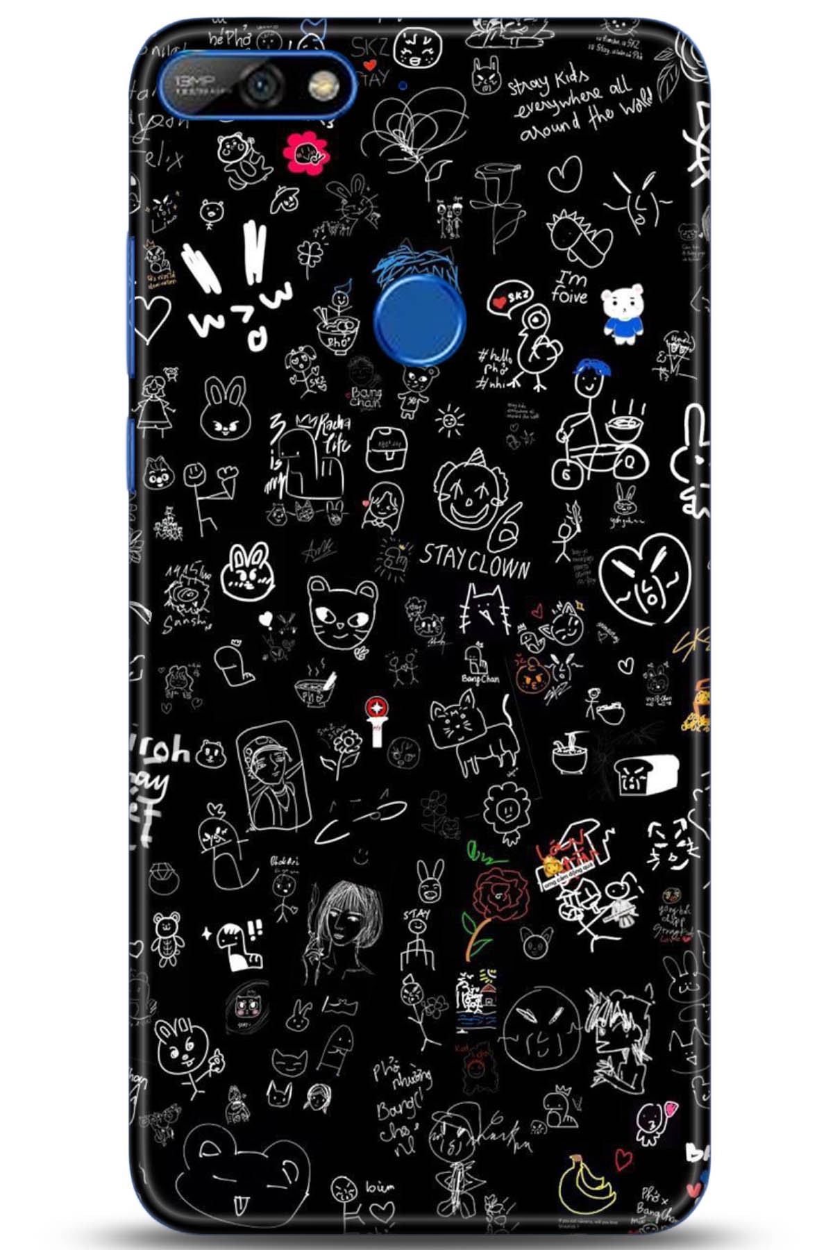 Huawei Y7 2018 Uyumlu Kılıf HD Baskılı Kılıf - Followed Institution 5143