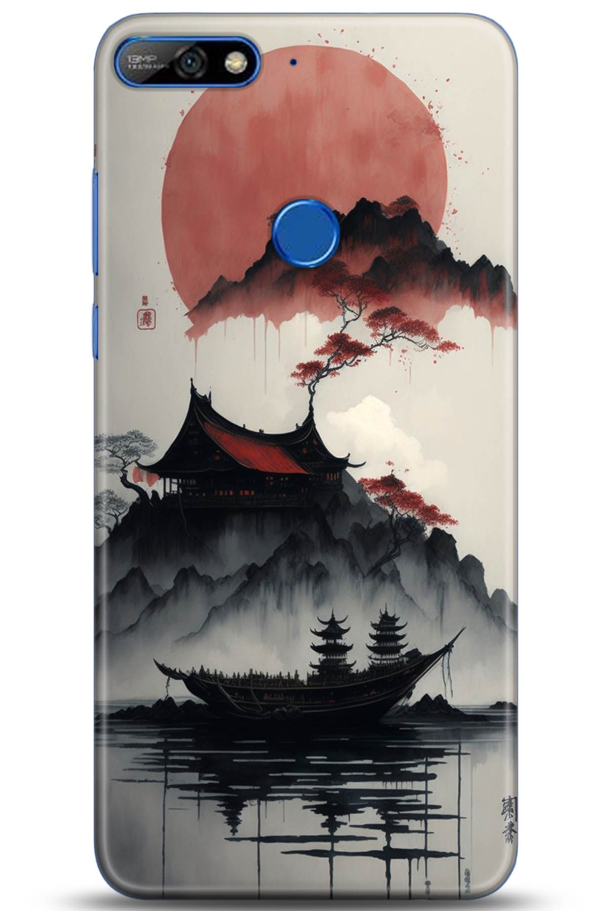 Huawei Y7 2018 Uyumlu Kılıf HD Baskılı Kılıf - Followed Institution 5174