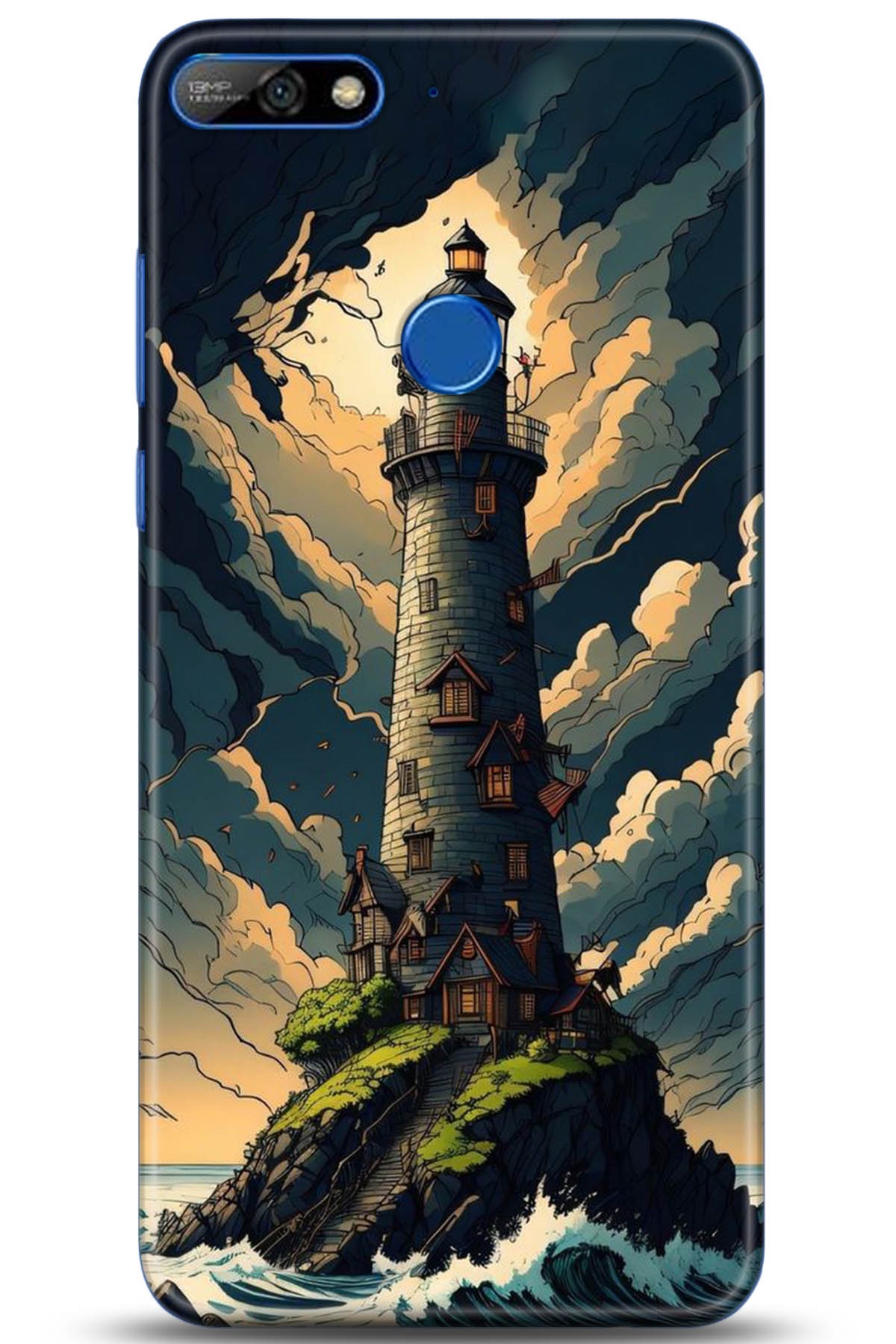 Huawei Y7 2018 Uyumlu Kılıf HD Baskılı Kılıf - Followed Institution 5236