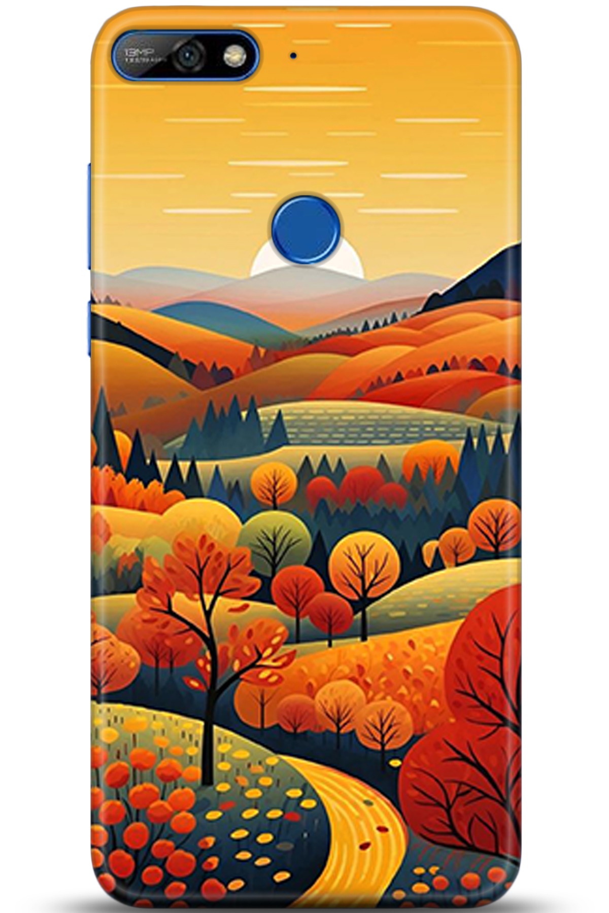 Huawei Y7 2018 Uyumlu Kılıf HD Baskılı Kılıf - Followed Institution 5356