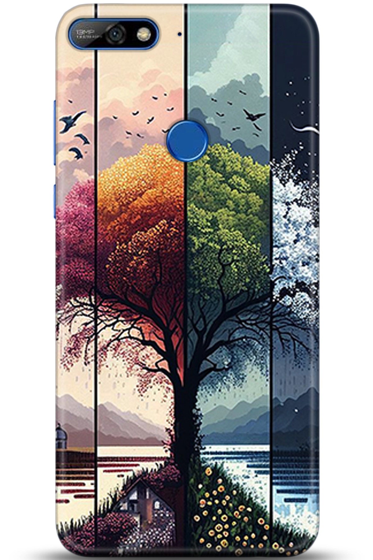 Huawei Y7 2018 Uyumlu Kılıf HD Baskılı Kılıf - Followed Institution 5369