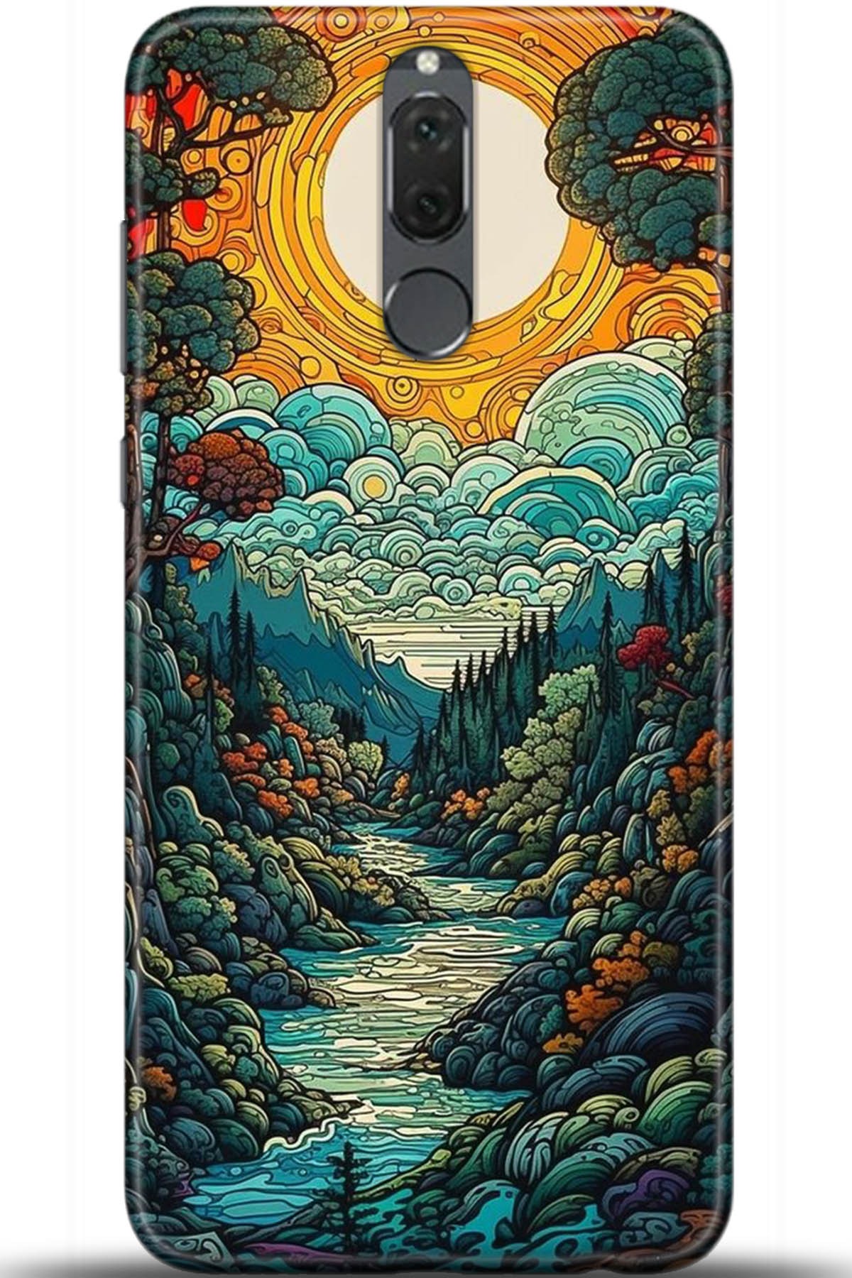 Huawei Mate 10 Lite Uyumlu Kılıf HD Baskılı Kılıf - Followed Institution 5198