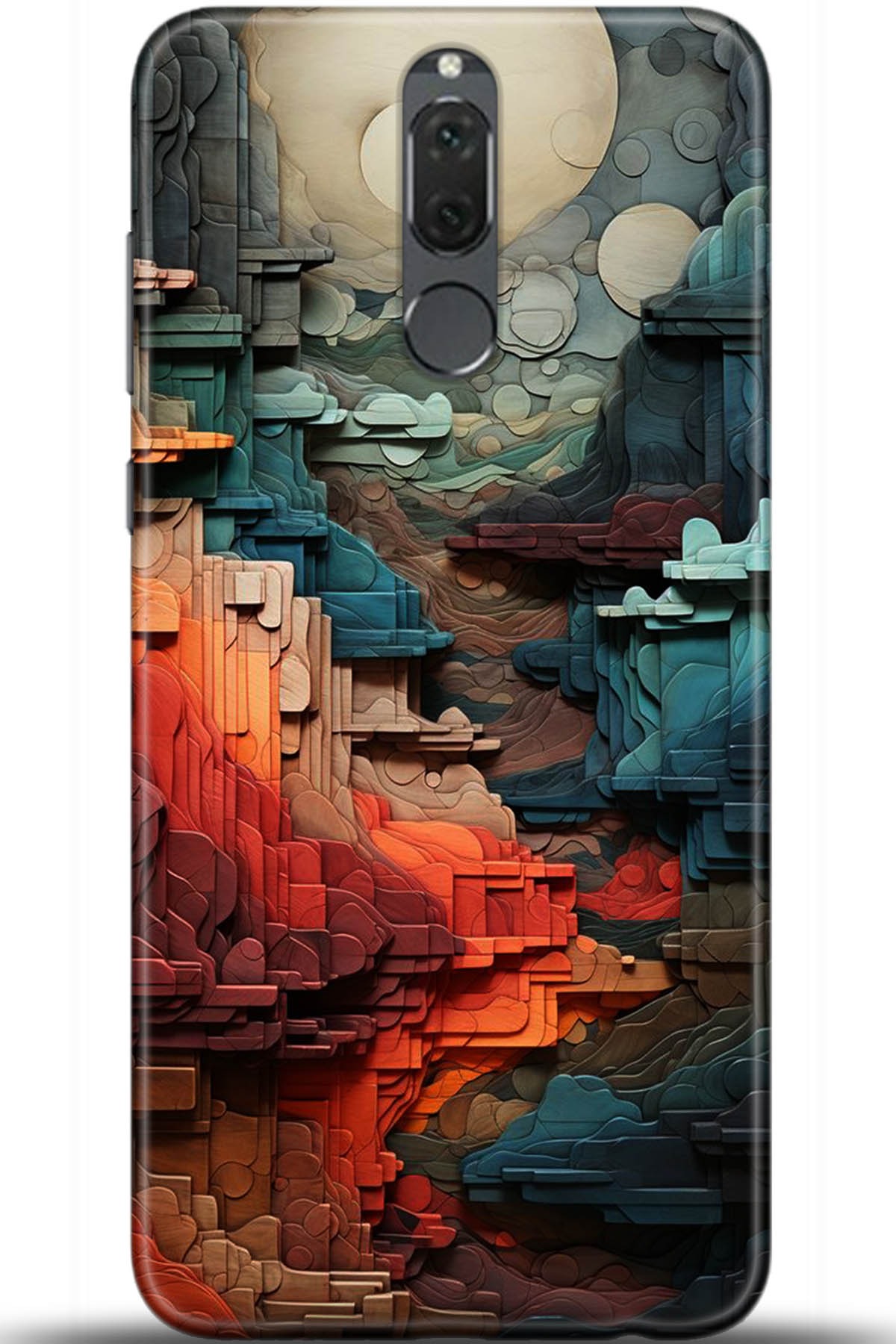 Huawei Mate 10 Lite Uyumlu Kılıf HD Baskılı Kılıf - Followed Institution 5218