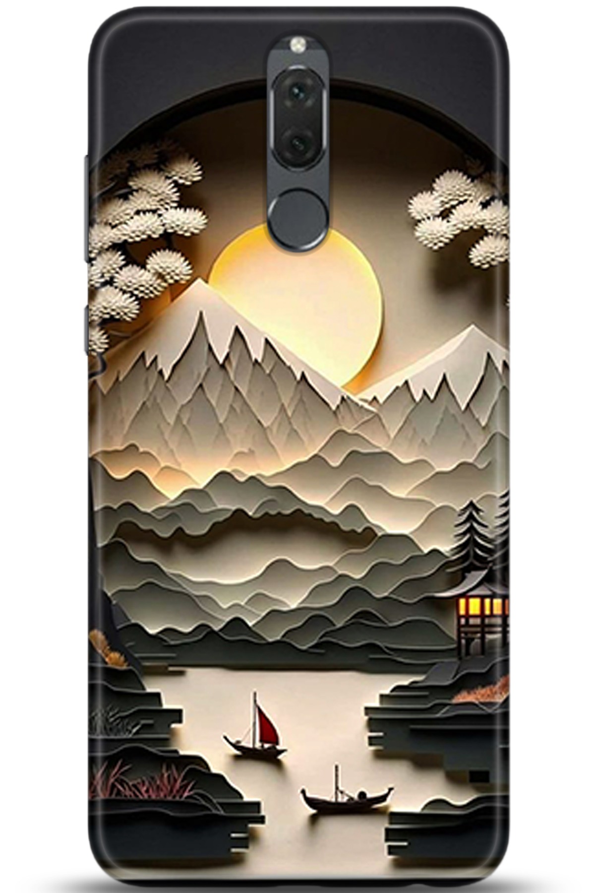 Huawei Mate 10 Lite Uyumlu Kılıf HD Baskılı Kılıf - Followed Institution 5354