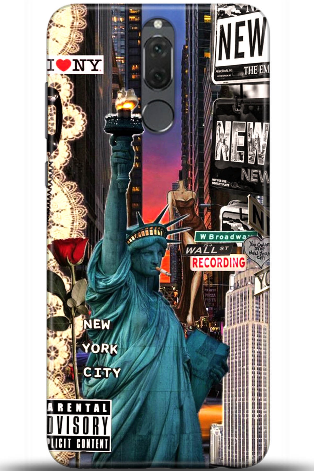 Huawei Mate 10 Lite Uyumlu Kılıf HD Baskılı Kılıf - Followed Institution 5618