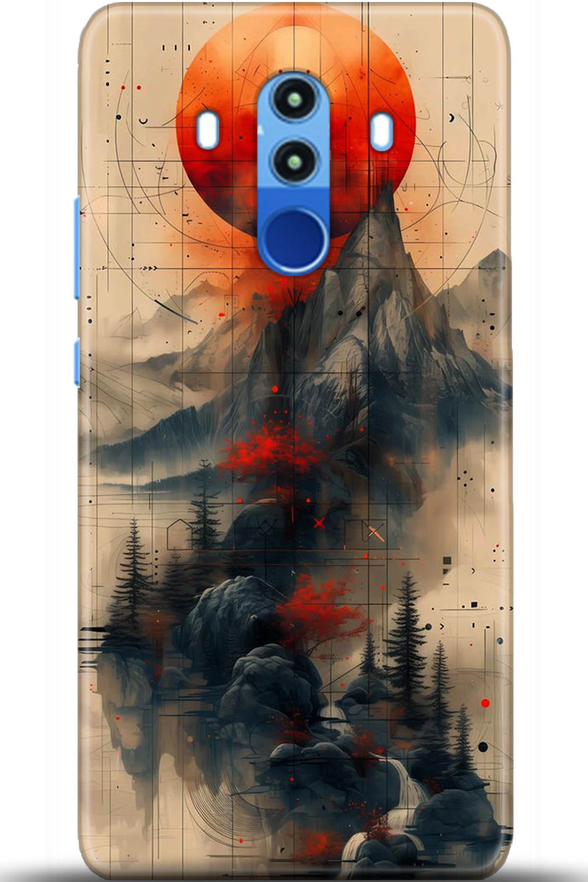 Huawei Mate 10 Pro Uyumlu Kılıf HD Baskılı Kılıf - Followed Institution 5244