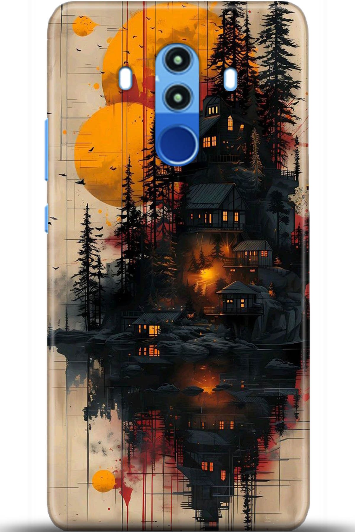 Huawei Mate 10 Pro Uyumlu Kılıf HD Baskılı Kılıf - Followed Institution 5292