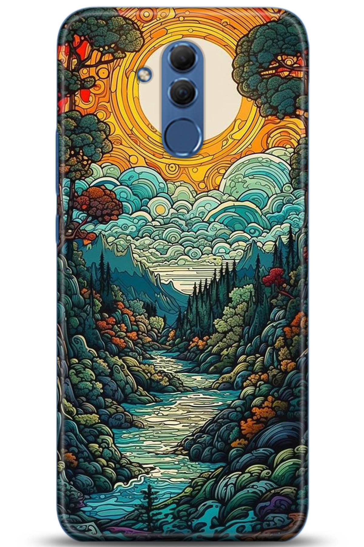 Huawei Mate 20 Lite Uyumlu Kılıf HD Baskılı Kılıf - Followed Institution 5198