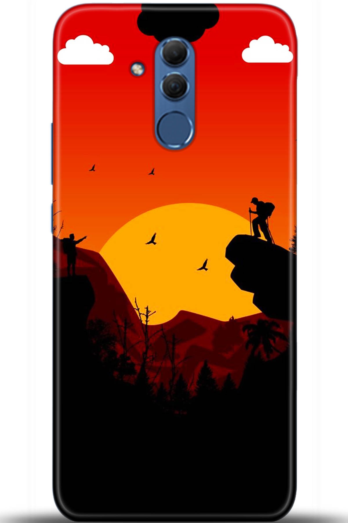 Huawei Mate 20 Lite Uyumlu Kılıf HD Baskılı Kılıf - Followed Institution 5407