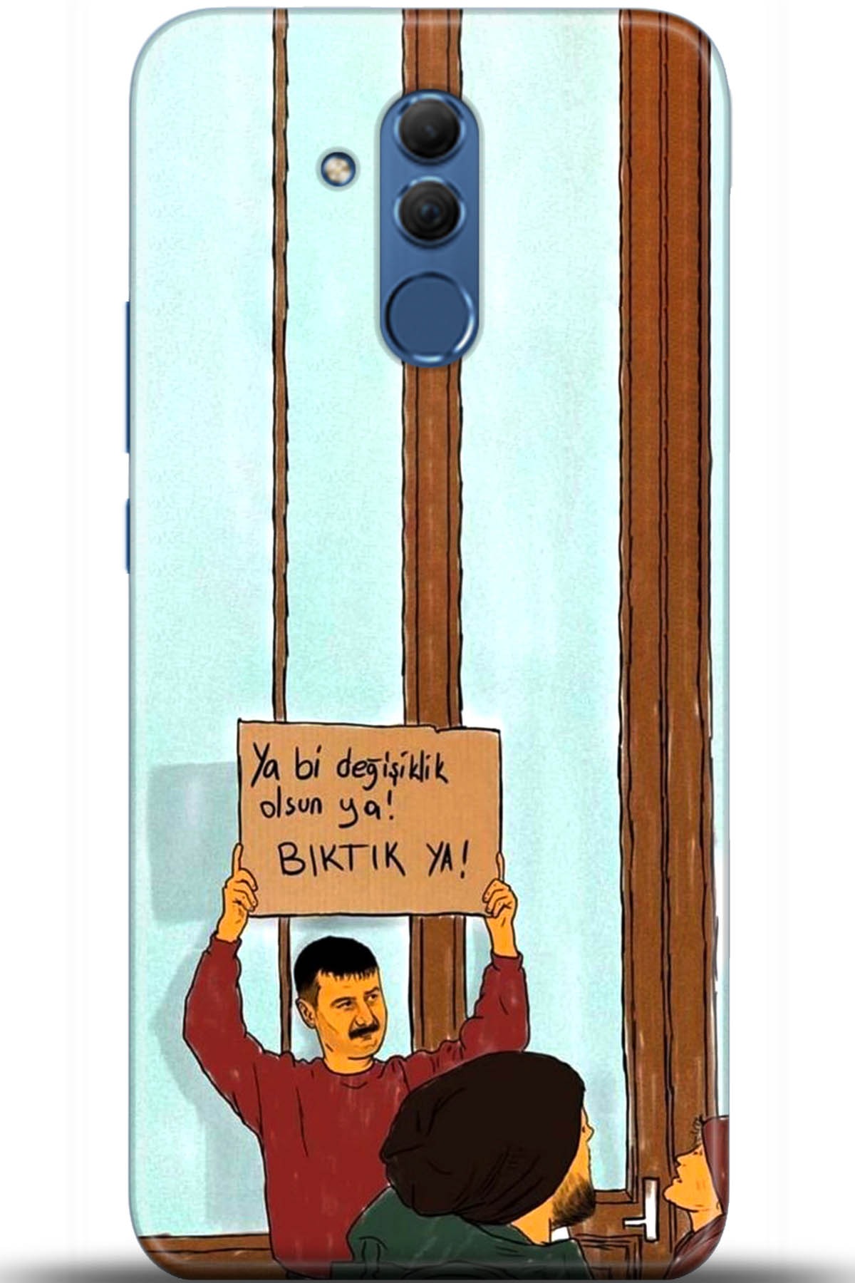 Huawei Mate 20 Lite Uyumlu Kılıf HD Baskılı Kılıf - Followed Institution 5594