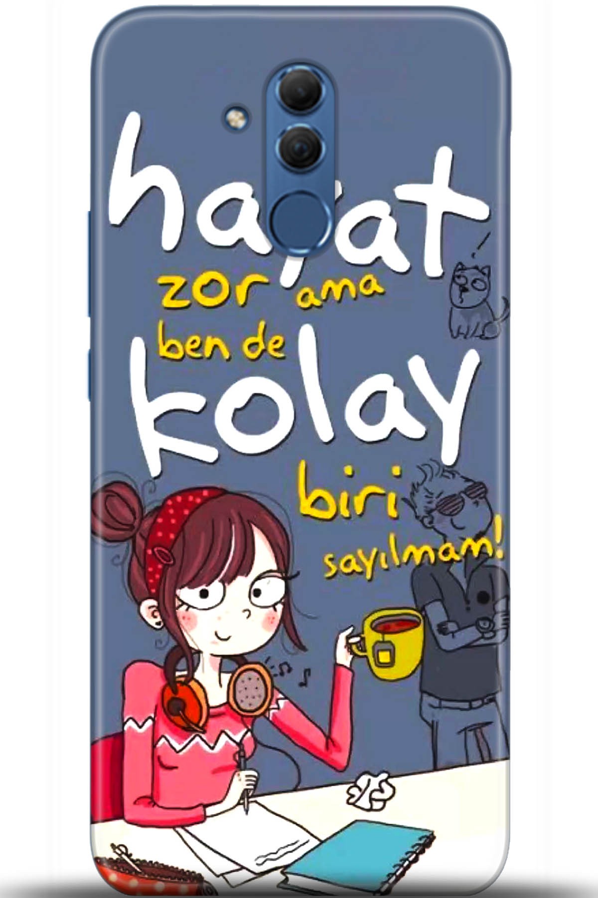 Huawei Mate 20 Lite Uyumlu Kılıf HD Baskılı Kılıf - Followed Institution 5686