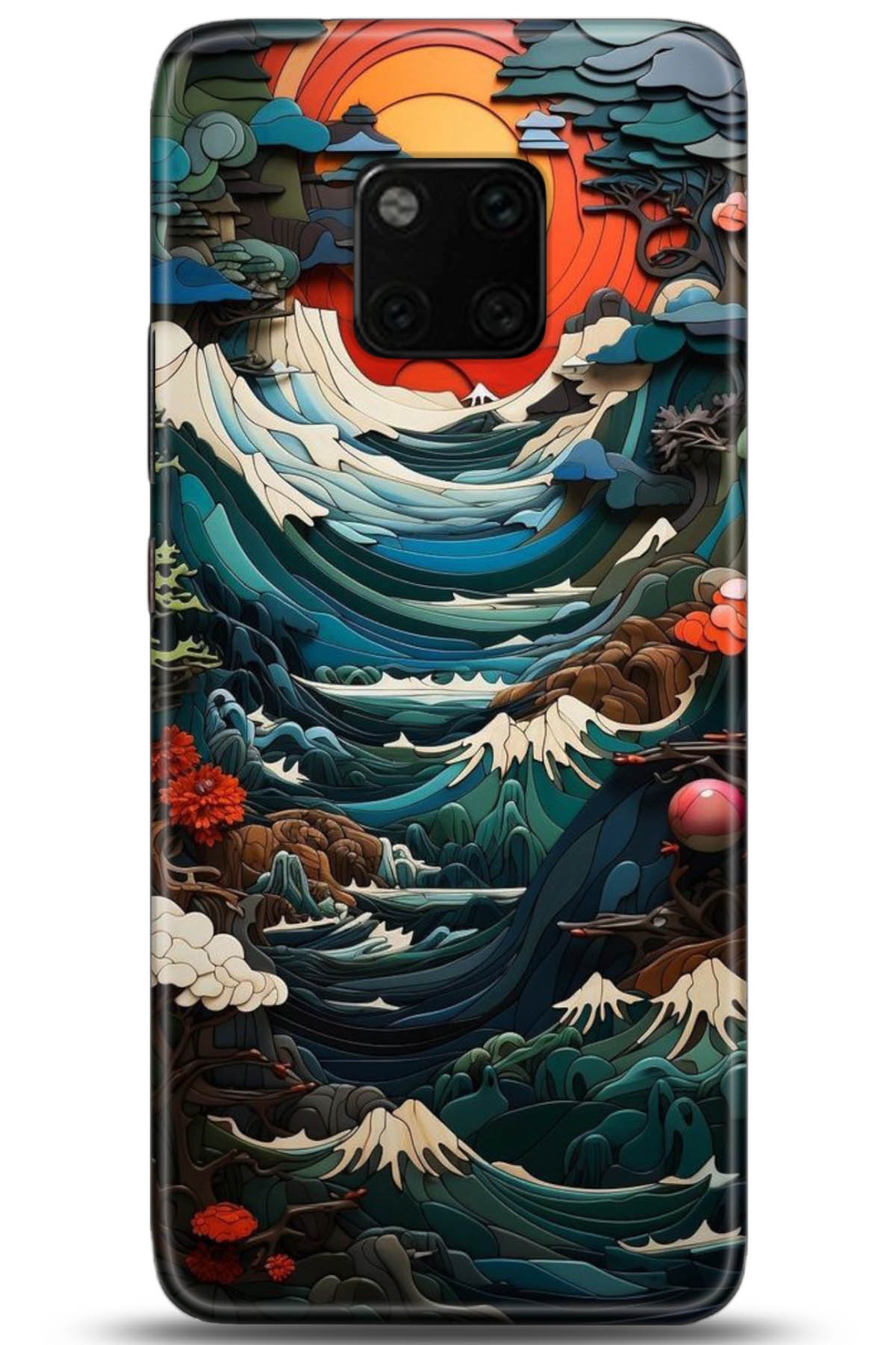 Huawei Mate 20 Pro Uyumlu Kılıf HD Baskılı Kılıf - Followed Institution 5009