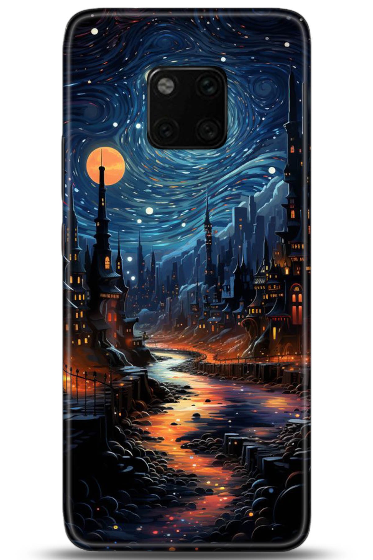 Huawei Mate 20 Pro Uyumlu Kılıf HD Baskılı Kılıf - Followed Institution 5126