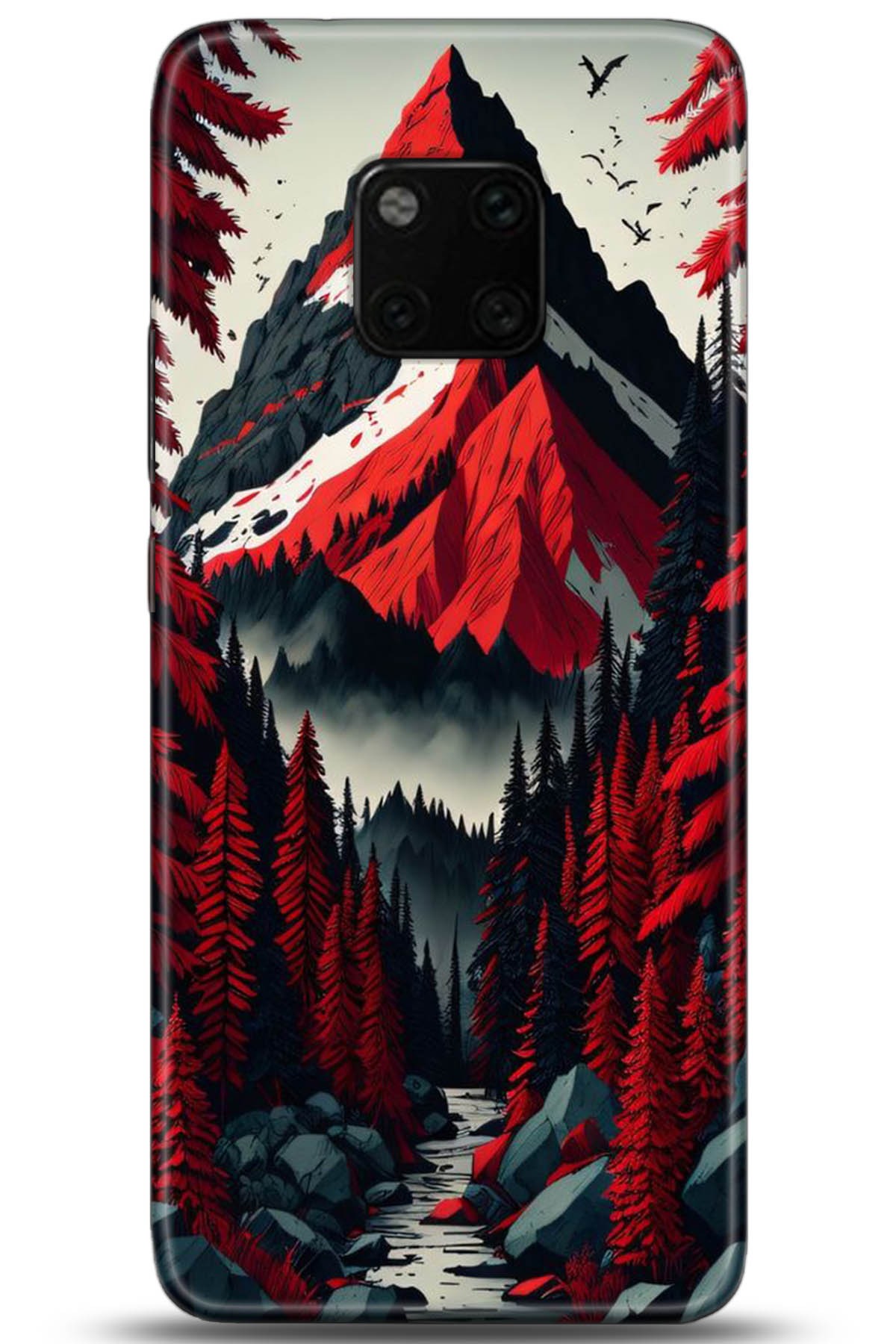 Huawei Mate 20 Pro Uyumlu Kılıf HD Baskılı Kılıf - Followed Institution 5196