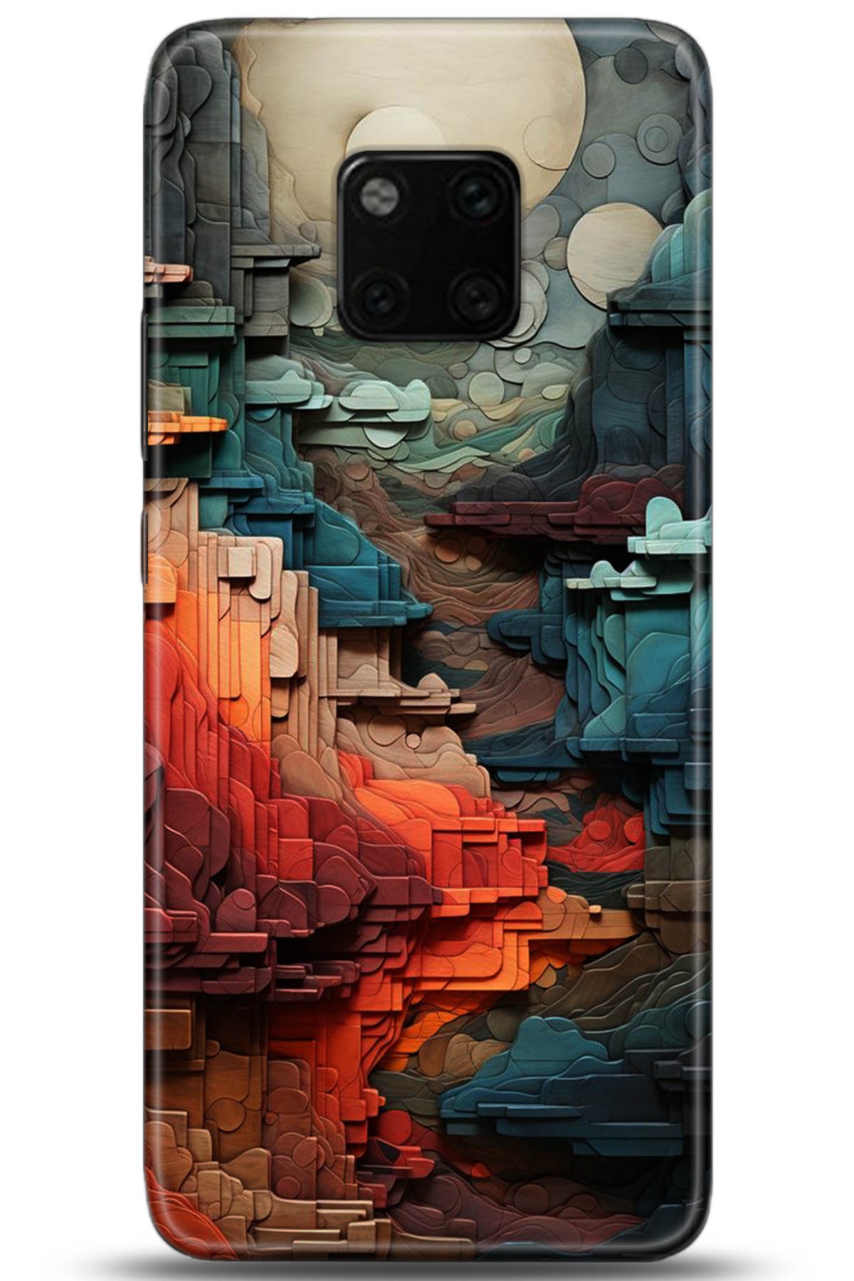 Huawei Mate 20 Pro Uyumlu Kılıf HD Baskılı Kılıf - Followed Institution 5218