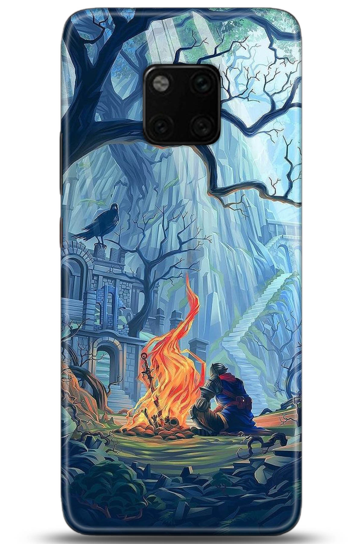 Huawei Mate 20 Pro Uyumlu Kılıf HD Baskılı Kılıf - Followed Institution 5308