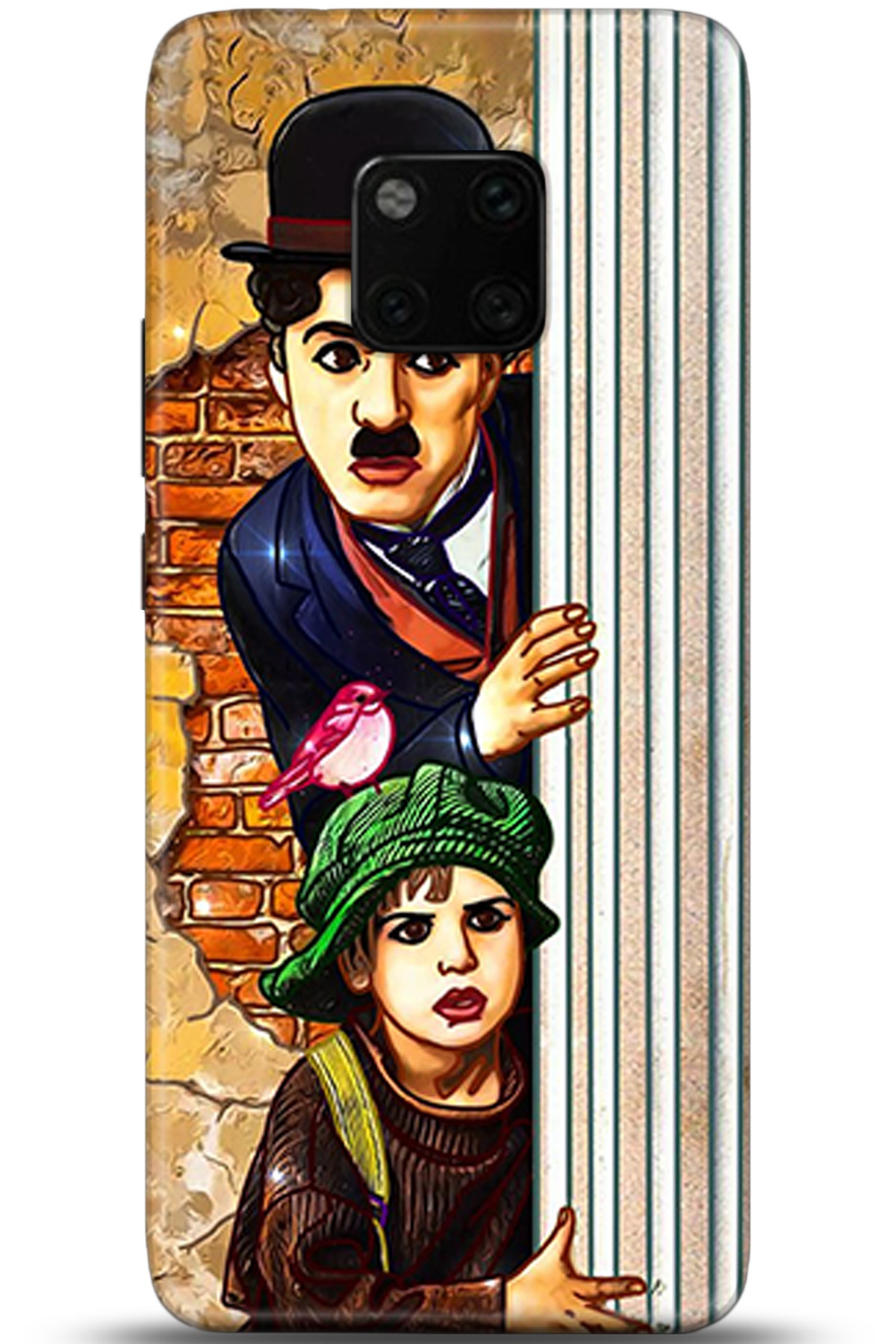 Huawei Mate 20 Pro Uyumlu Kılıf HD Baskılı Kılıf - Followed Institution 5348