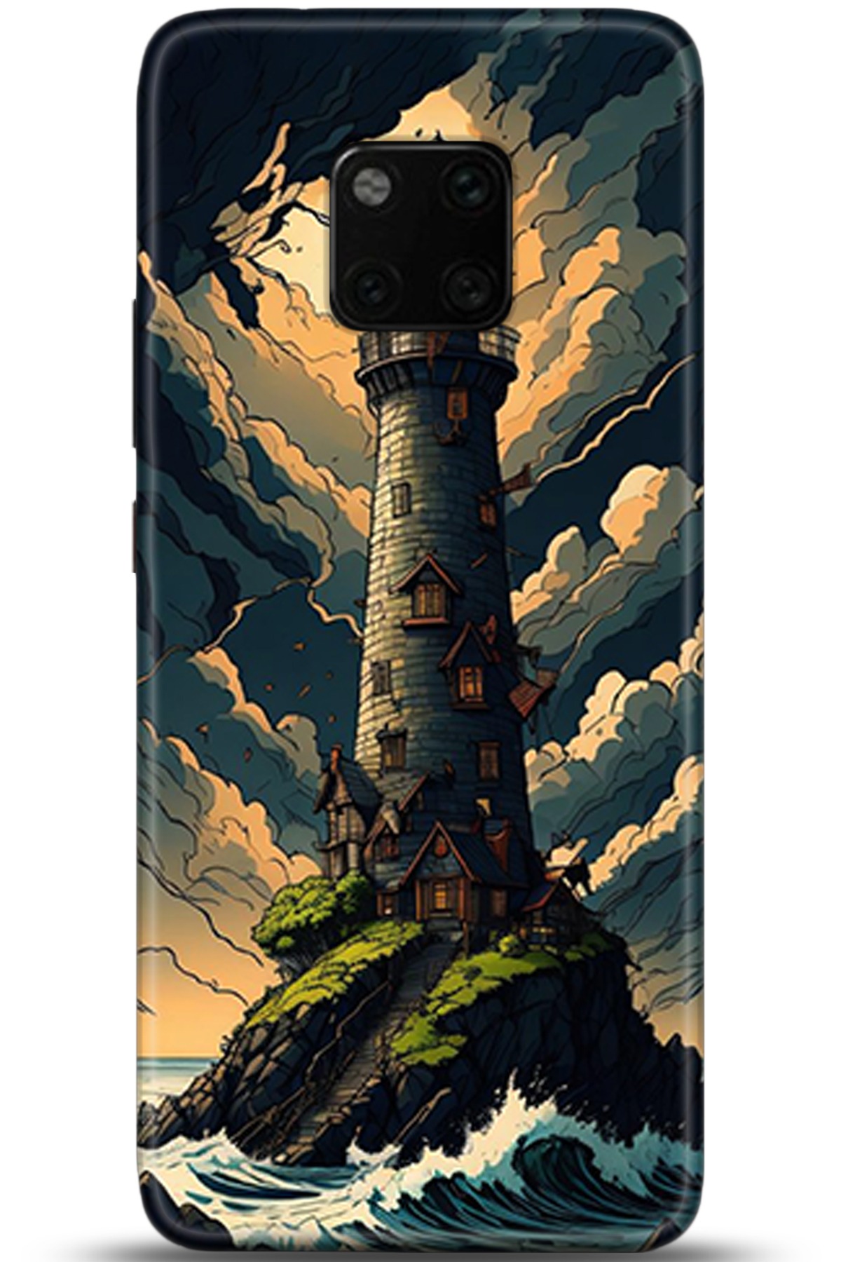 Huawei Mate 20 Pro Uyumlu Kılıf HD Baskılı Kılıf - Followed Institution 5363