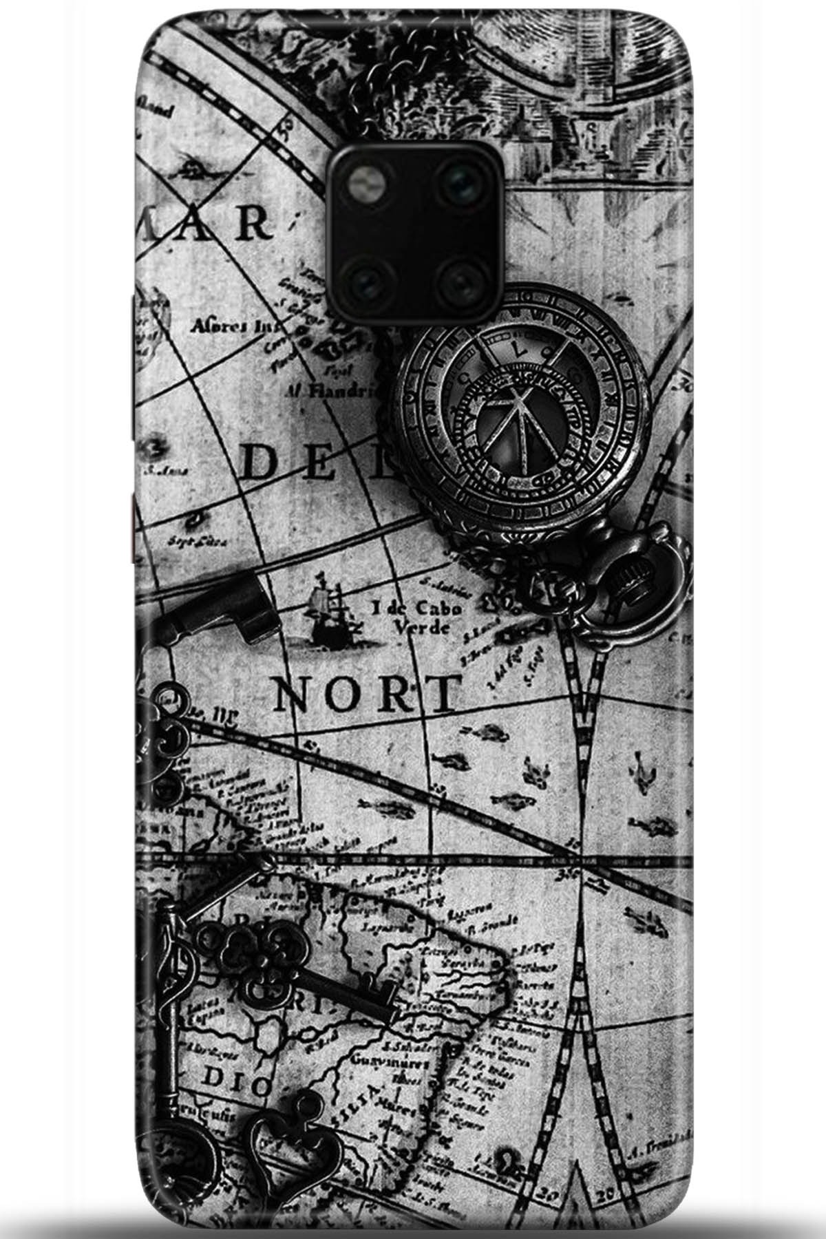 Huawei Mate 20 Pro Uyumlu Kılıf HD Baskılı Kılıf - Followed Institution 5381