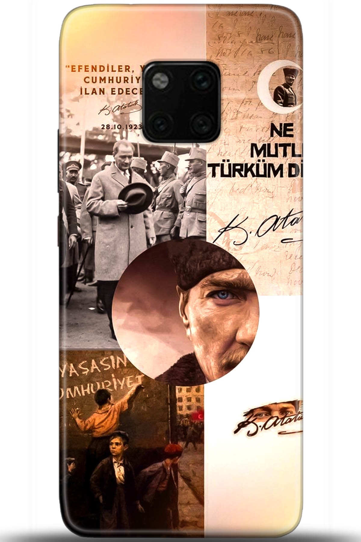 Huawei Mate 20 Pro Uyumlu Kılıf HD Baskılı Kılıf - Followed Institution 5675