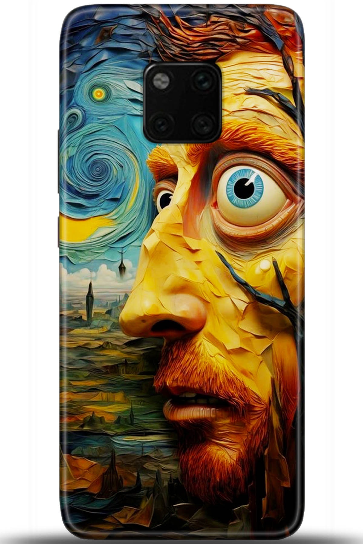 Huawei Mate 20 Pro Uyumlu Kılıf HD Baskılı Kılıf - Followed Institution 5714