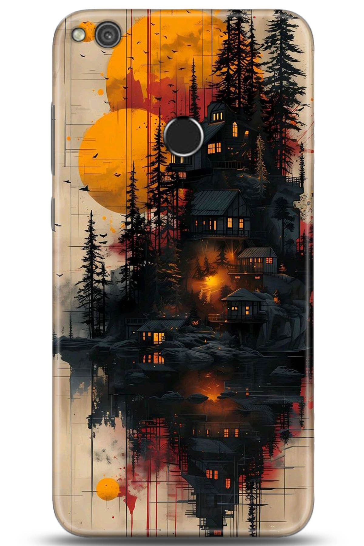 Huawei P9 Lite 2017 Uyumlu Kılıf HD Baskılı Kılıf - Followed Institution 5292