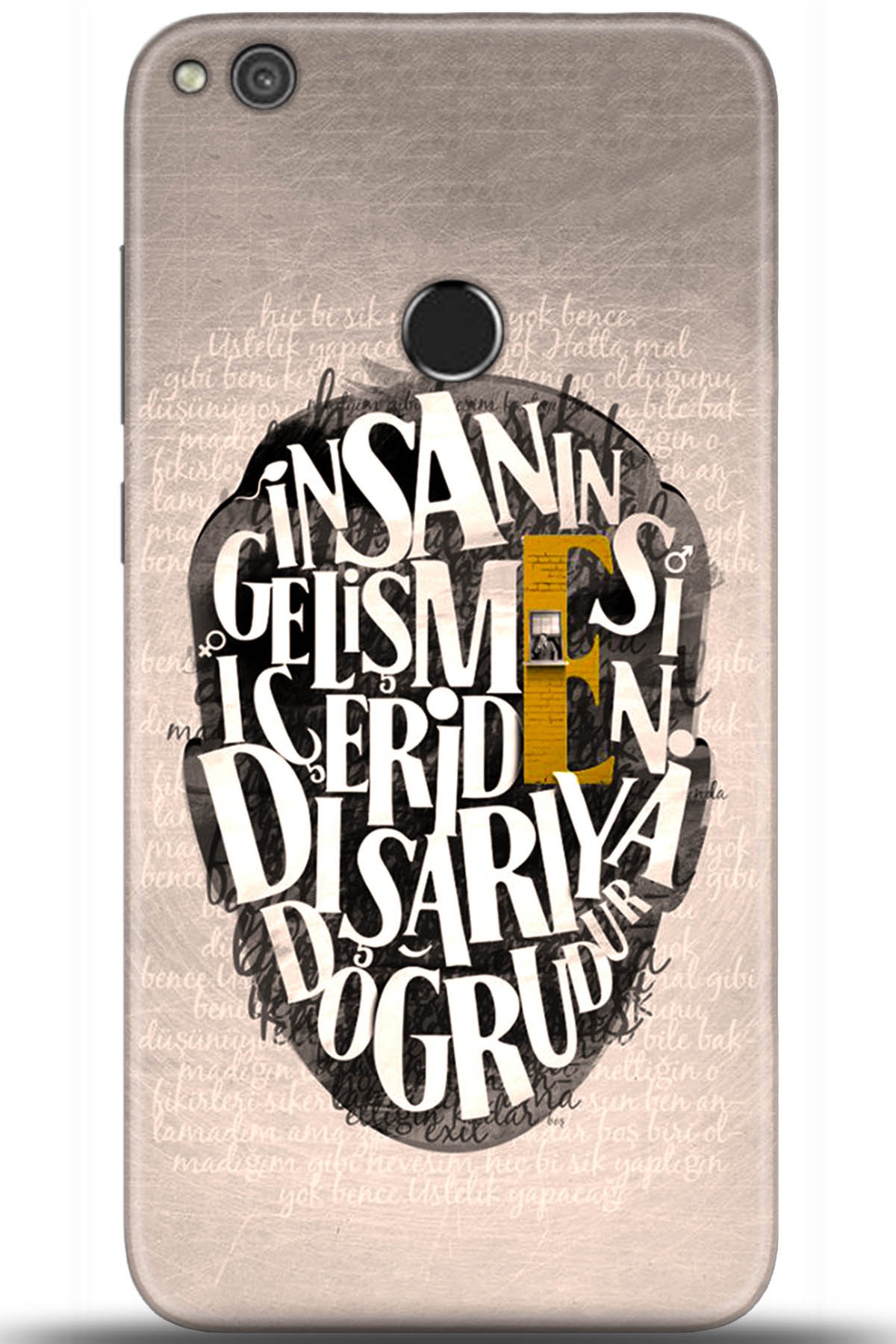 Huawei P9 Lite 2017 Uyumlu Kılıf HD Baskılı Kılıf - Followed Institution 5587