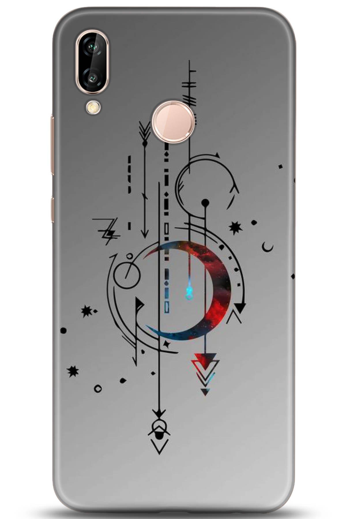 Huawei P20 Lite Uyumlu Kılıf HD Baskılı Kılıf - Followed Institution 5182