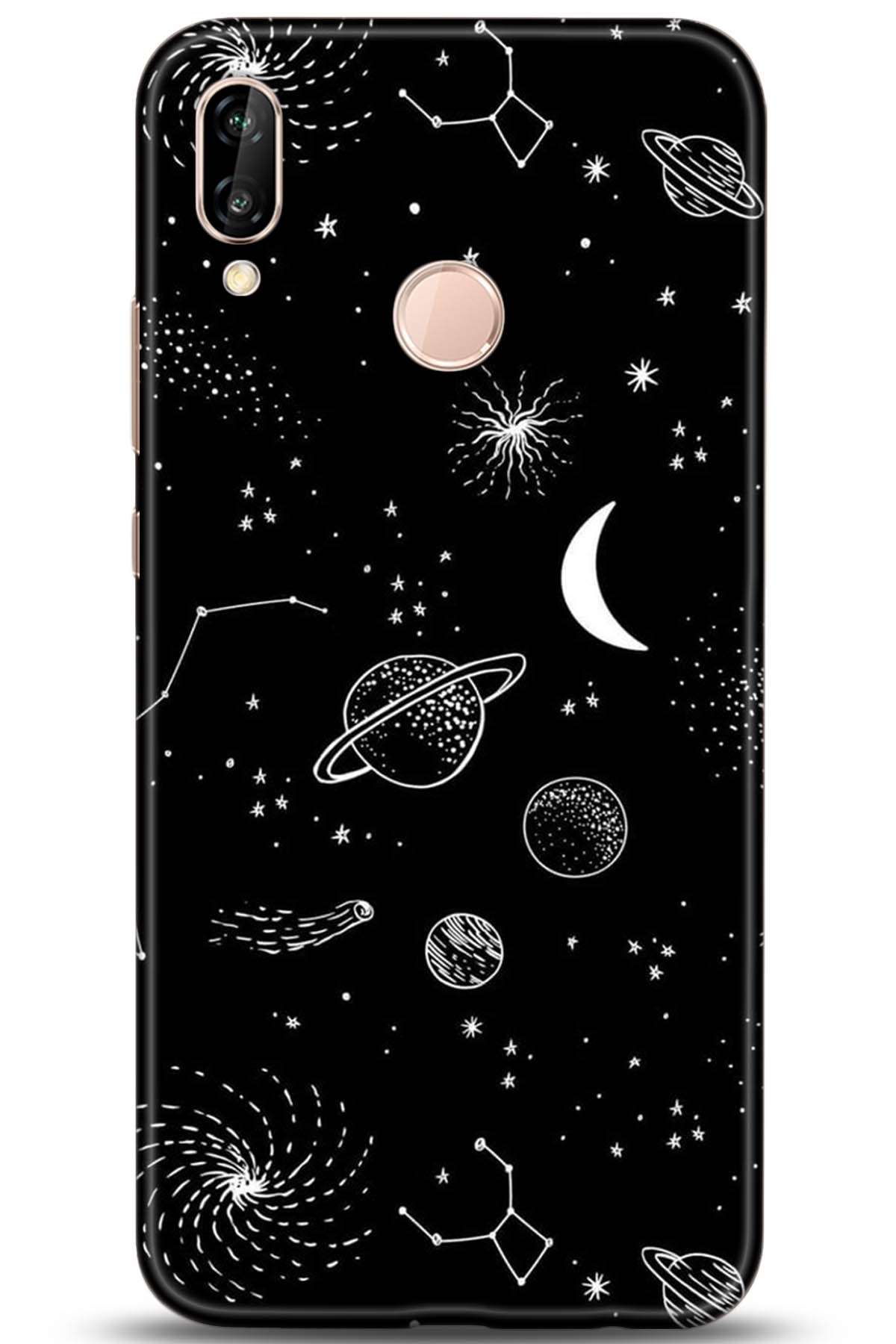Huawei P20 Lite Uyumlu Kılıf HD Baskılı Kılıf - Followed Institution 5302