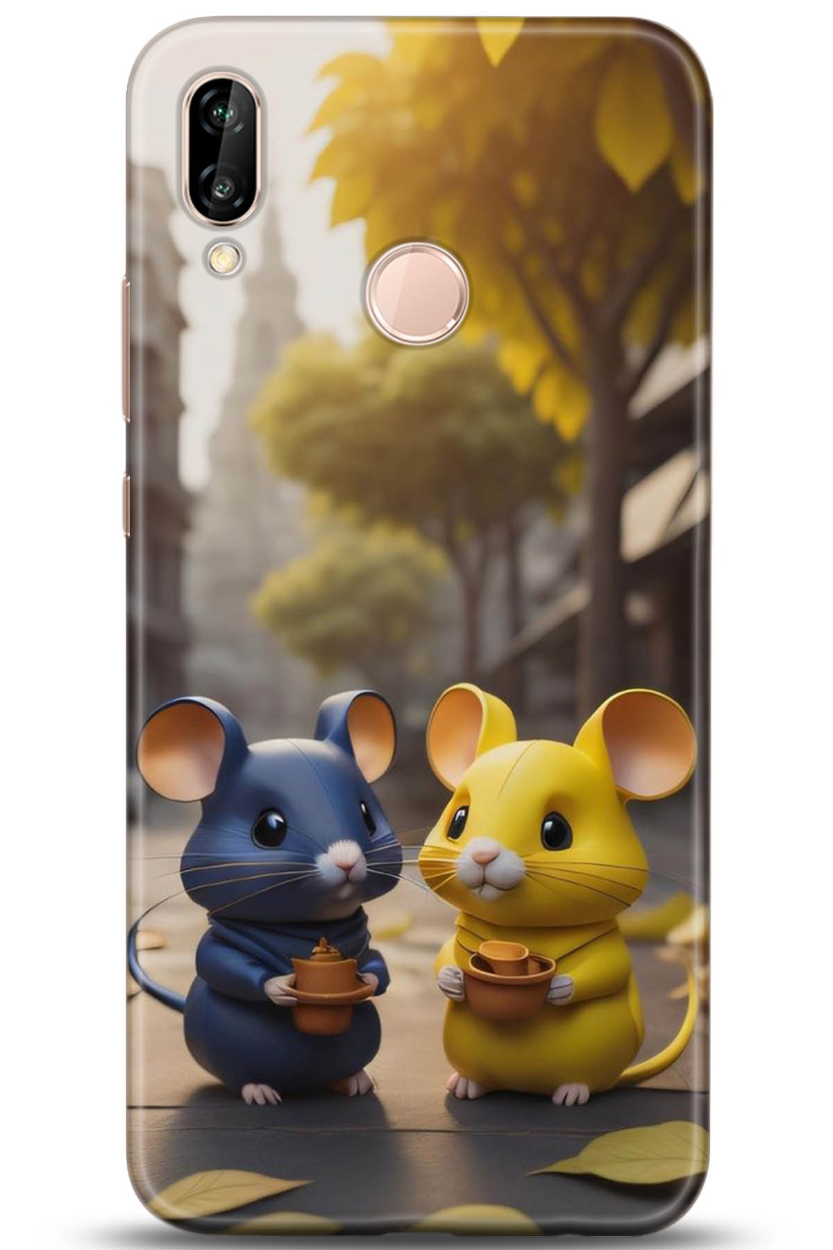 Huawei P20 Lite Uyumlu Kılıf HD Baskılı Kılıf - Followed Institution 5306