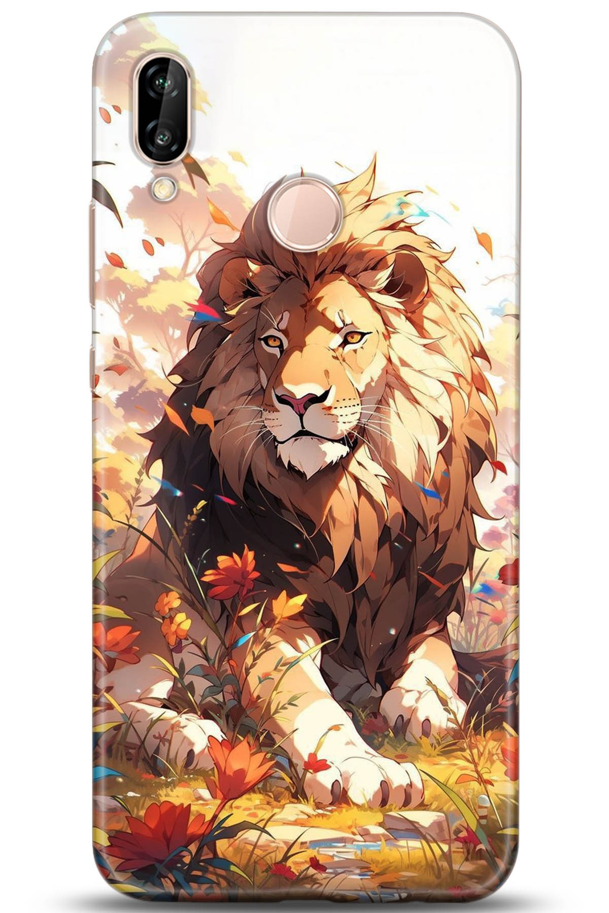 Huawei P20 Lite Uyumlu Kılıf HD Baskılı Kılıf - Followed Institution 5311