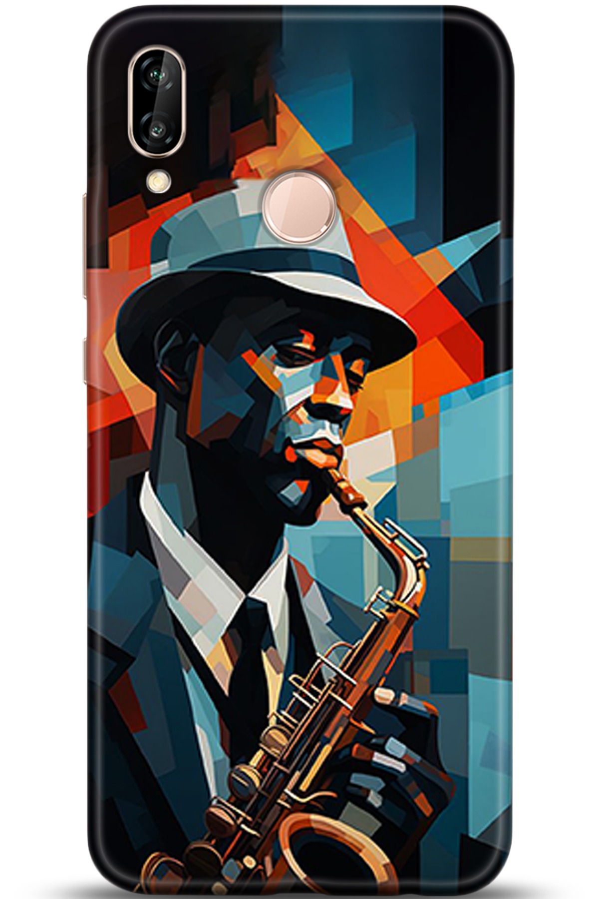 Huawei P20 Lite Uyumlu Kılıf HD Baskılı Kılıf - Followed Institution 5326