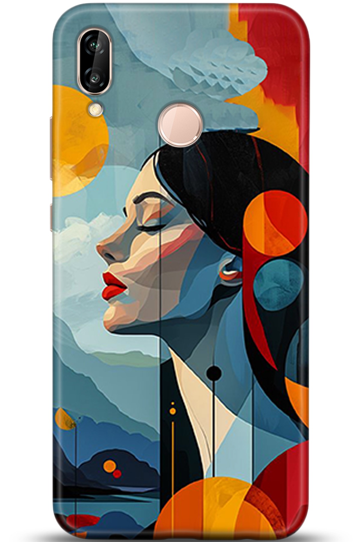 Huawei P20 Lite Uyumlu Kılıf HD Baskılı Kılıf - Followed Institution 5367