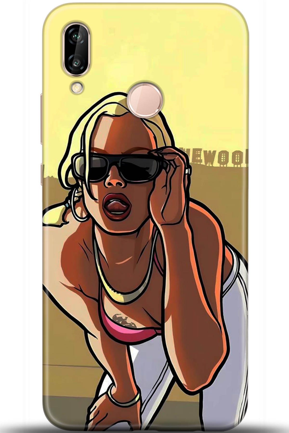 Huawei P20 Lite Uyumlu Kılıf HD Baskılı Kılıf - Followed Institution 5412