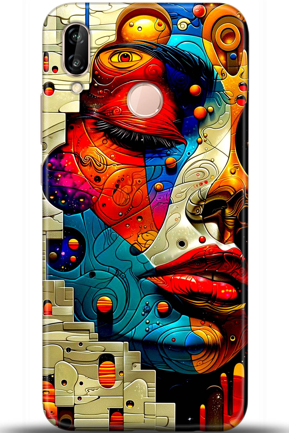 Huawei P20 Lite Uyumlu Kılıf HD Baskılı Kılıf - Followed Institution 5422